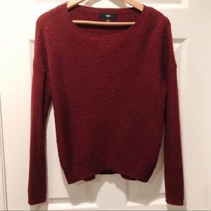 Maroon Crewneck Sweater